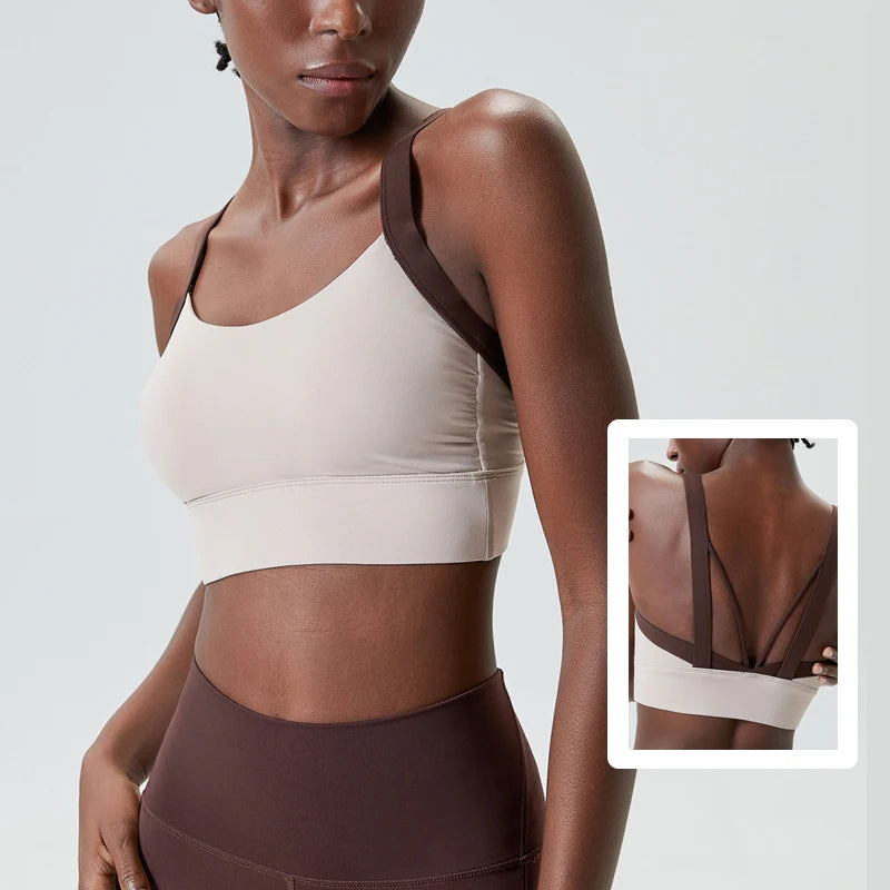 Top Esportivo Feminino Alta Sustentação  Fit Diamond – Buttery Soft Sexy Back