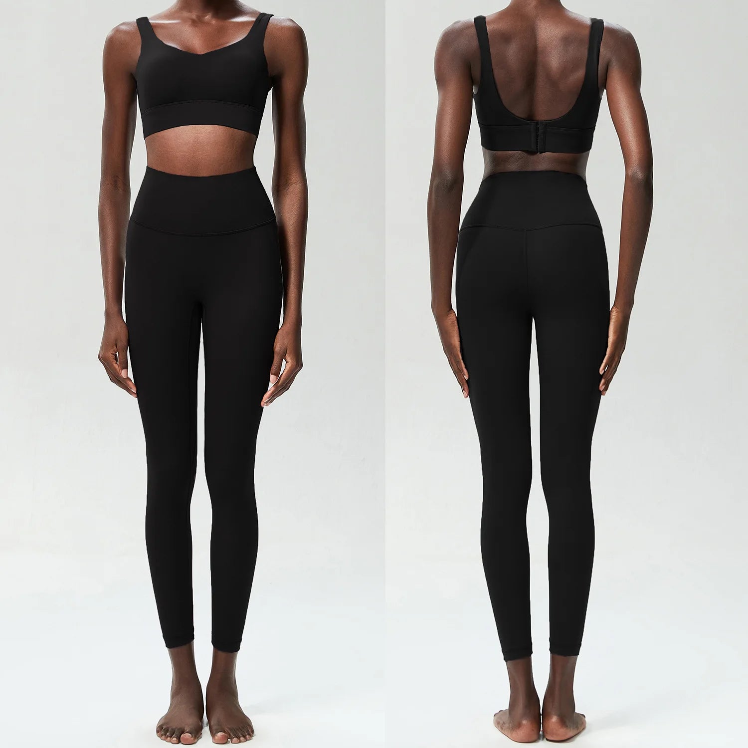 Conjunto Fitness Feminino 2 Peças Fit Diamond – Buttery Soft Slim Fit Respirável