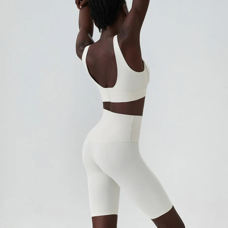 Conjunto Fitness Feminino 2 Peças Fit Diamond – Summer Shorts + Top Super Stretch