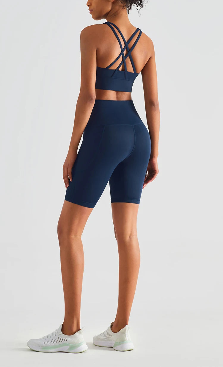Short Fit Diamond High Waist Soft Stretch - Conforto, Sustentação e Elegância Esportiva.