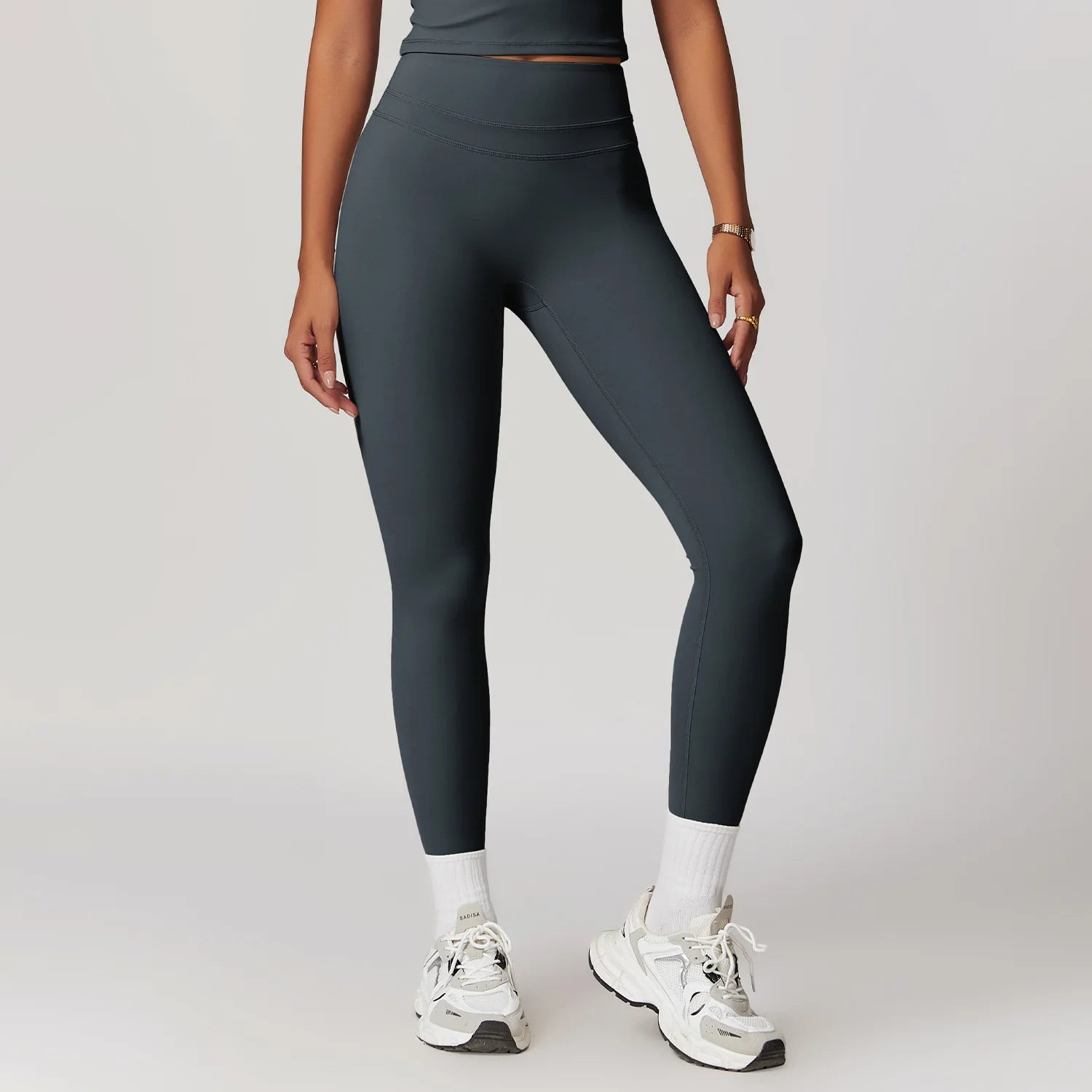 Legging Fit Diamond Cintura Alta – Tecido Respirável e Conforto Premium