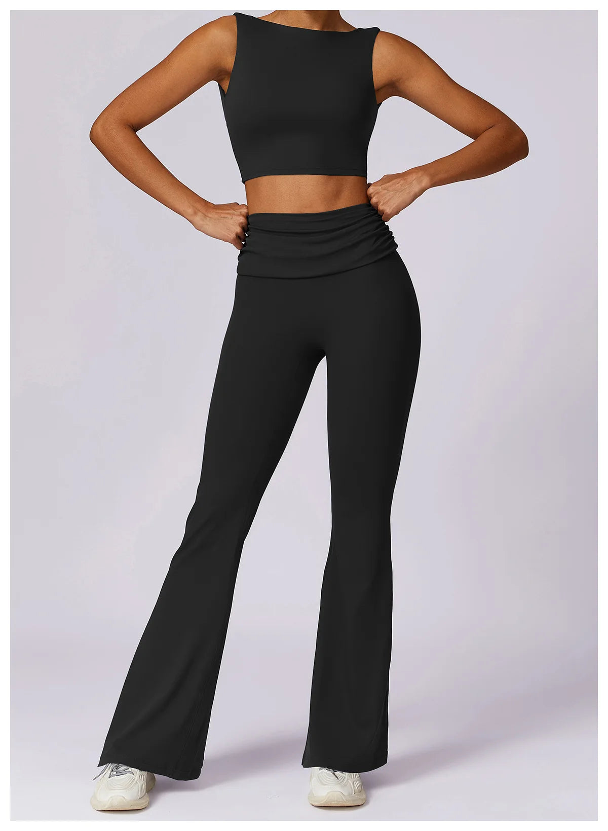 Top Esportivo Modelo Crop Top | Yoga & Academia