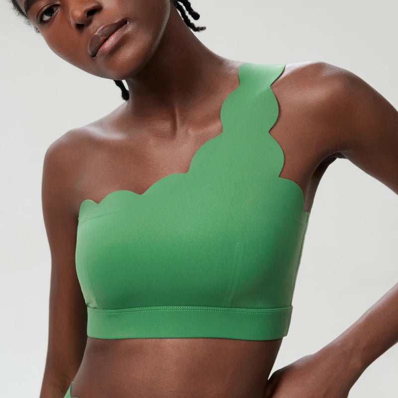 Top Esportivo Feminino Fit Diamond – Single Strap Slim Fit