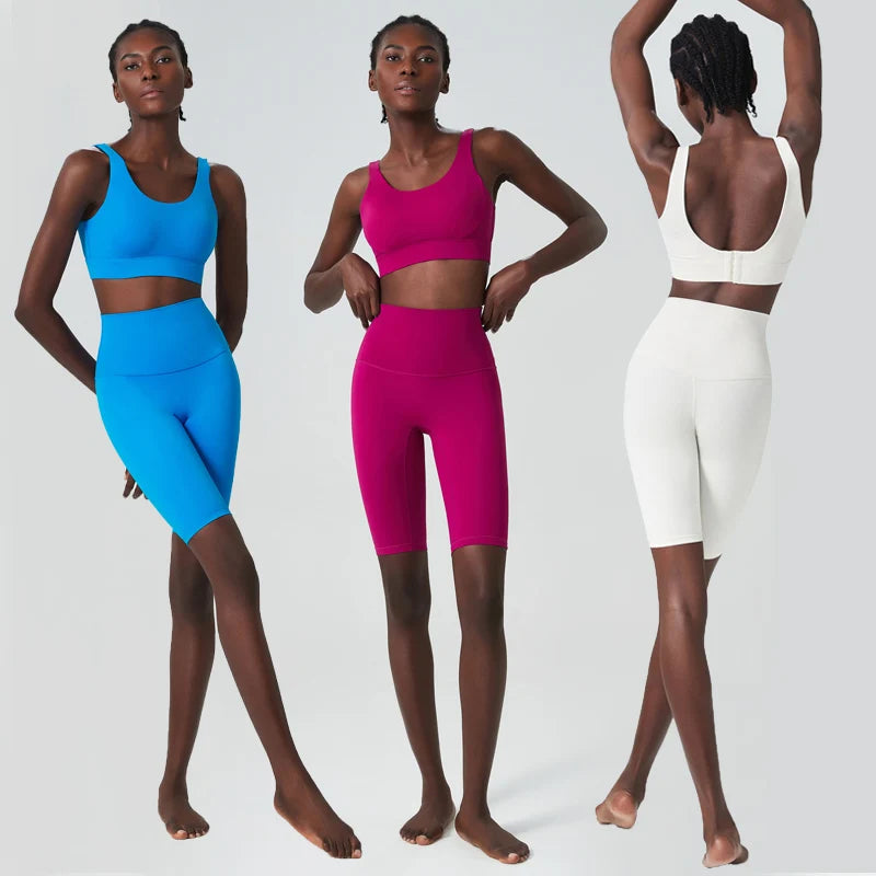 Conjunto Fitness Feminino 2 Peças Fit Diamond – Summer Shorts + Top Super Stretch