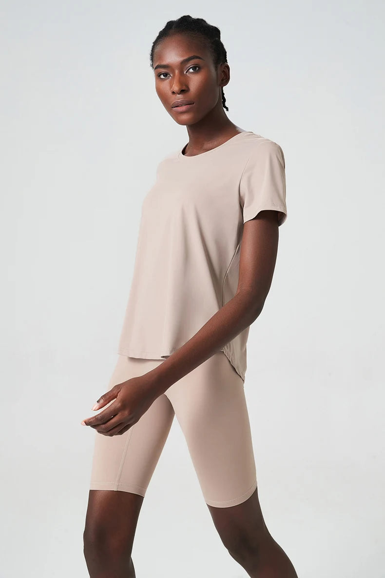 Conjunto Fitness Feminino Fit Diamonds Summer — Top + Short de Secagem Rápida e Toque Suave