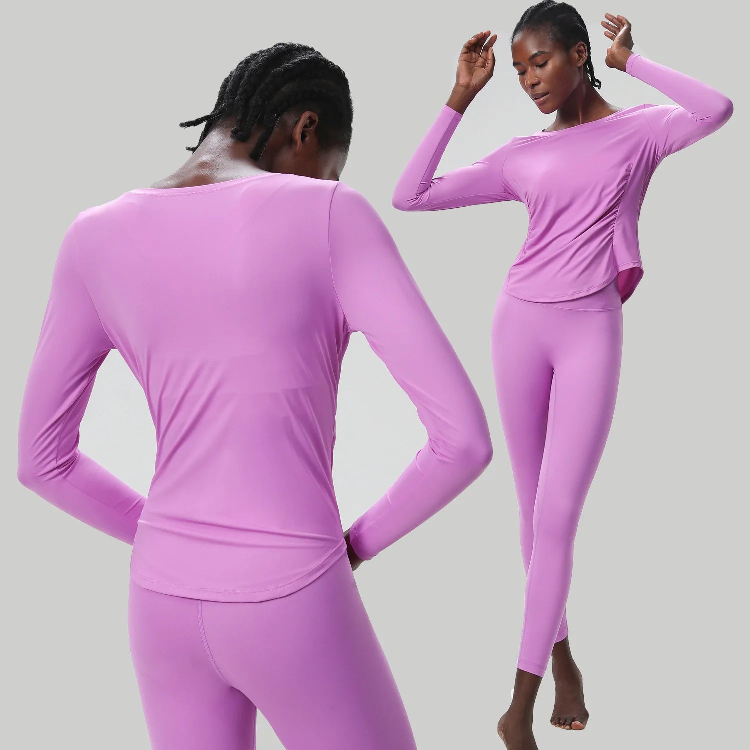 Conjunto Fitness Feminino 2 Peças Fit Diamond – Buttery Soft Slim Fit