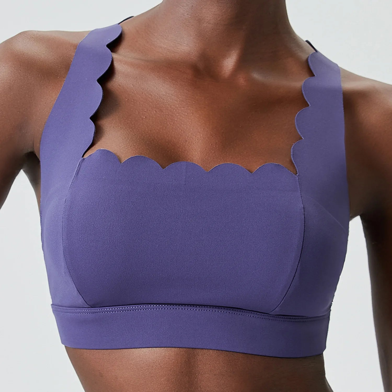 Top Esportivo Feminino Fit Diamond – Buttery Soft Decote Quadrado Sexy Back
