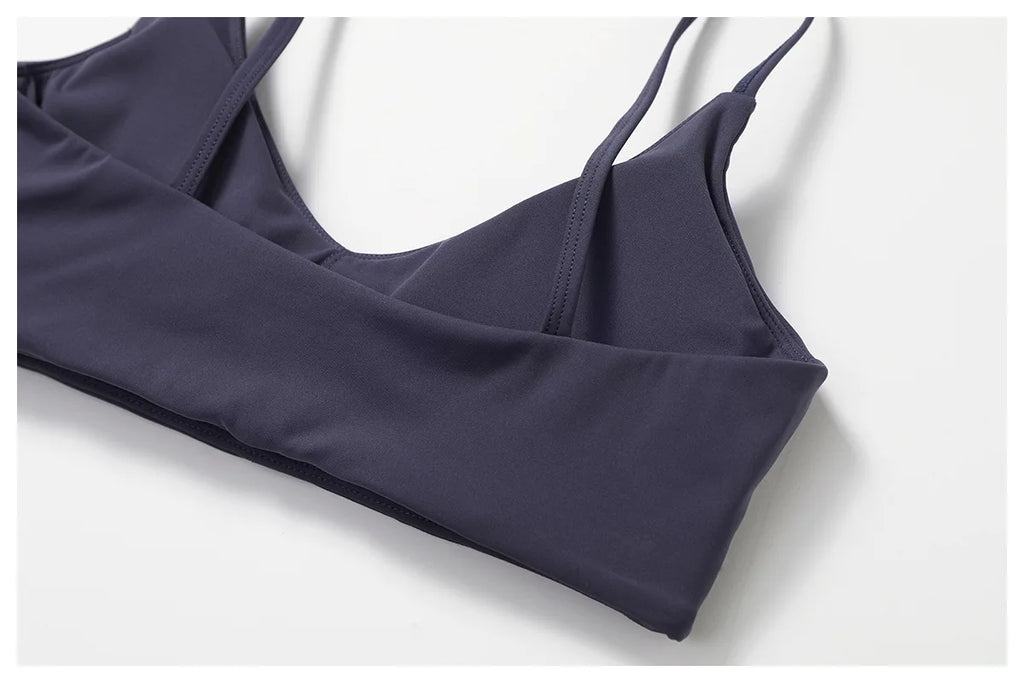 Top Esportivo Feminino Fit Diamond | Backless Shockproof | Yoga & Academia