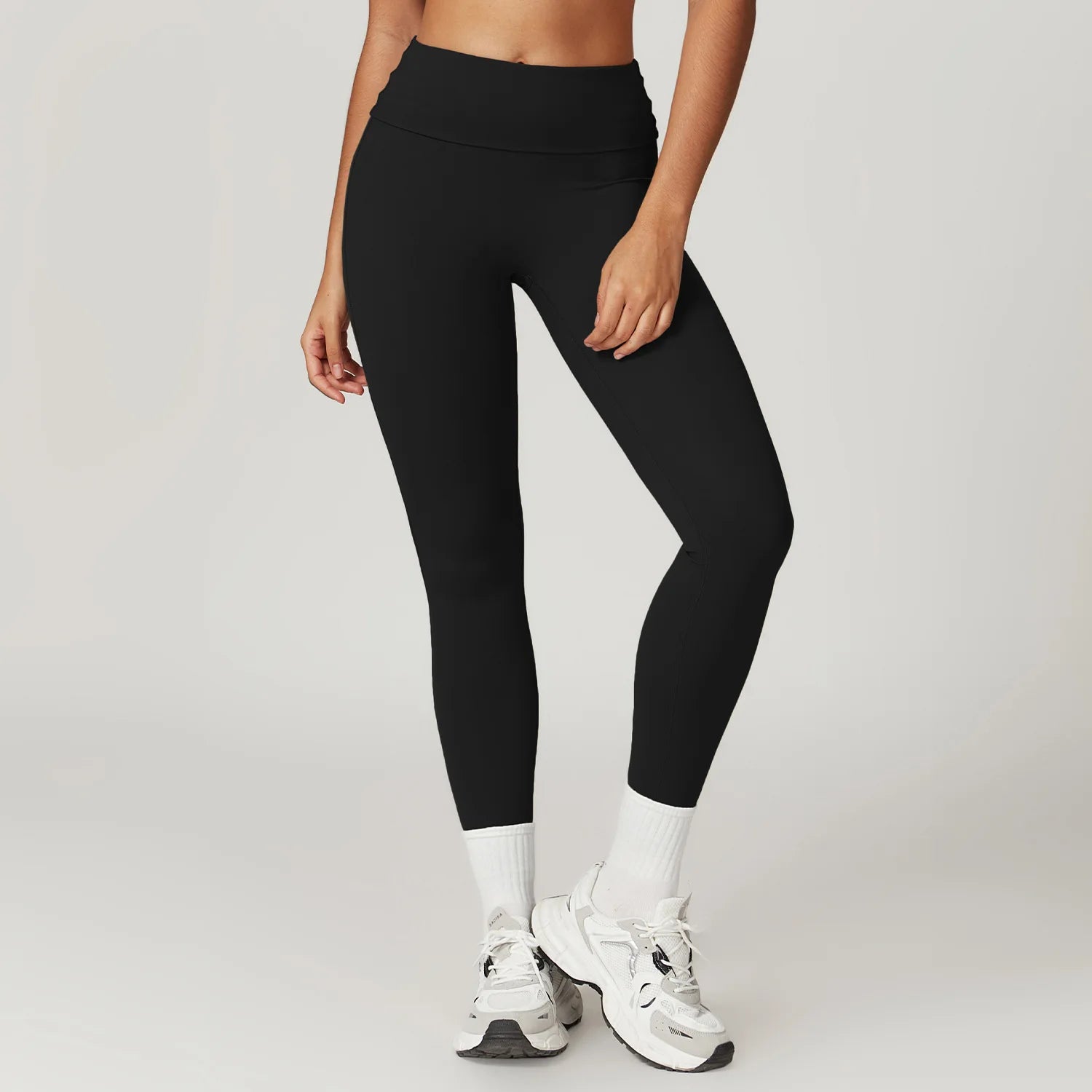 Legging Cintura Alta Slim – Push Up, Secagem Rápida e Alta Elasticidade para Academia e Yoga