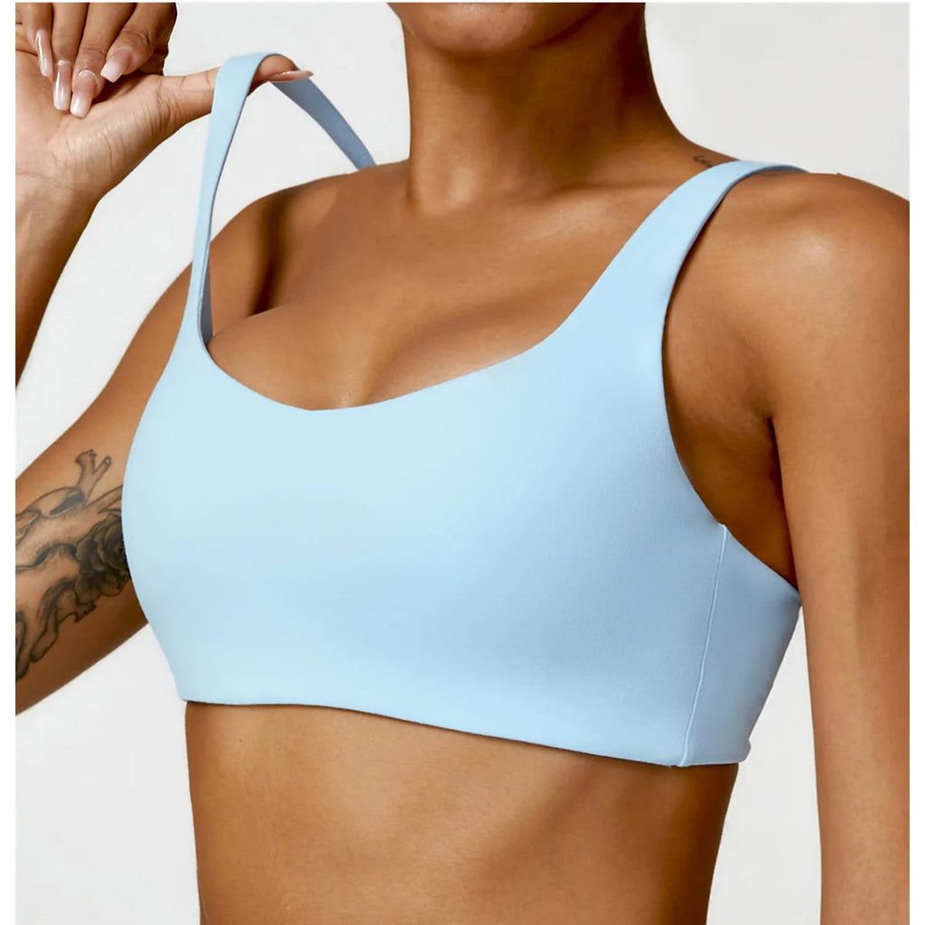 Top Alças Largas Fit Diamond | Sexy Push Up, Respirável e Conforto Total