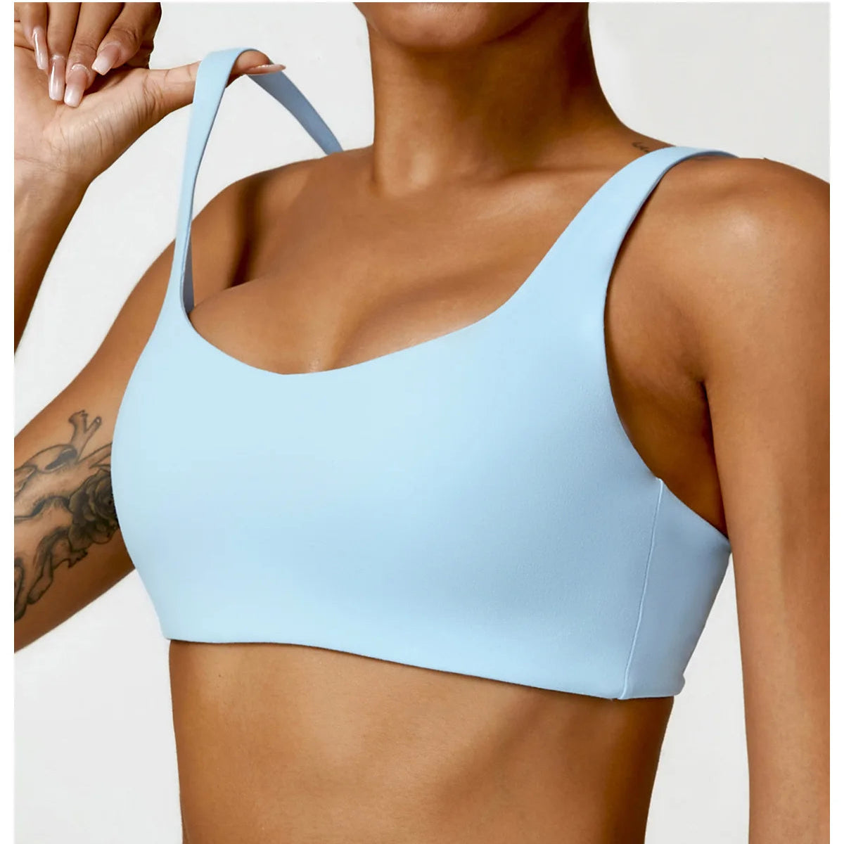 Top Alças Largas Fit Diamond | Sexy Push Up, Respirável e Conforto Total