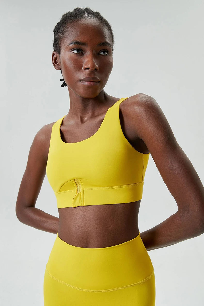 Top Fit Diamond High Impact Zipper Bra