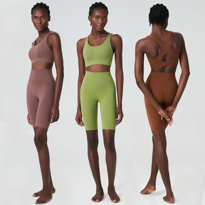 Conjunto Fitness Feminino 2 Peças Fit Diamond – Summer Shorts + Top Stretch