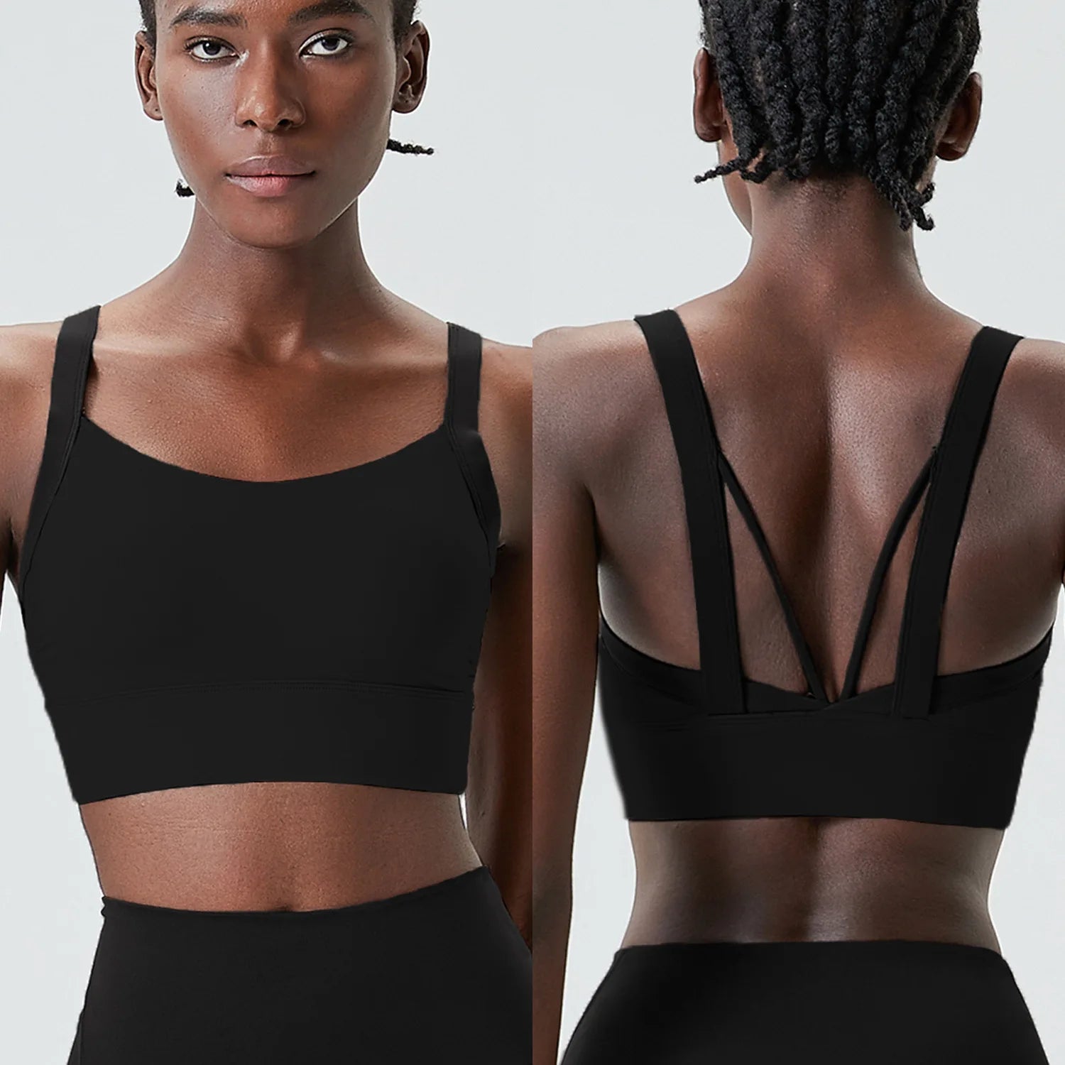 Top Esportivo Feminino Alta Sustentação  Fit Diamond – Buttery Soft Sexy Back