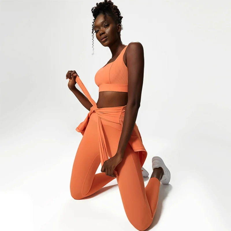 Conjunto Fitness Feminino 2 Peças Fit Diamond – Top + Legging Cintura Alta Slim Fit