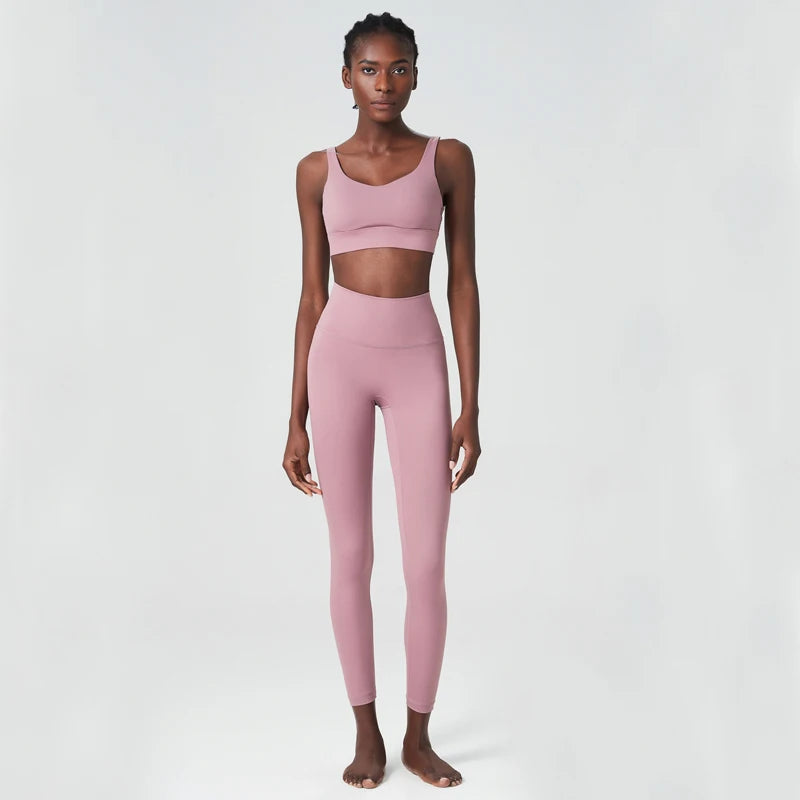 Conjunto Fitness Feminino 2 Peças Fit Diamond – Buttery Soft Slim Fit Respirável