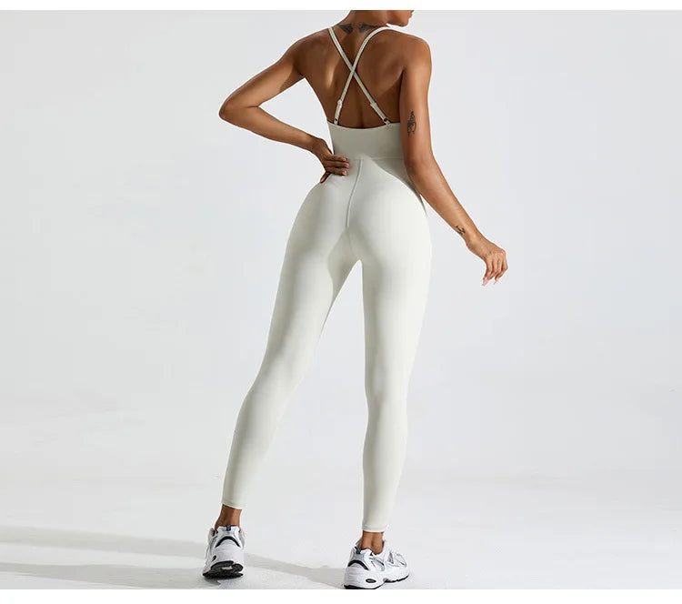 Macacão Fitness Feminino Seamless Sem Manga – Push Up One Piece | Fit Diamond