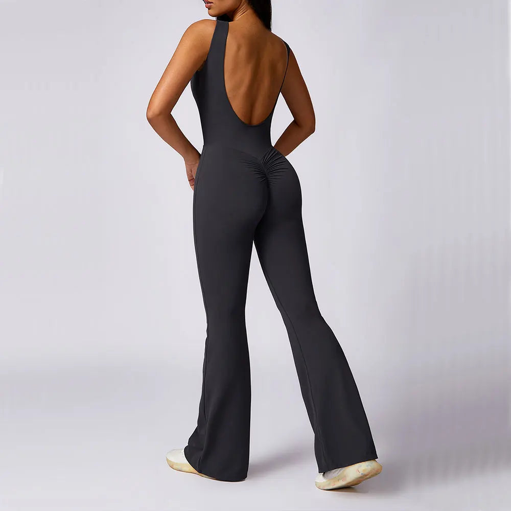 Macacão Fitness Feminino Scrunch Butt Sem Manga – One Piece Push Up | Fit Diamond