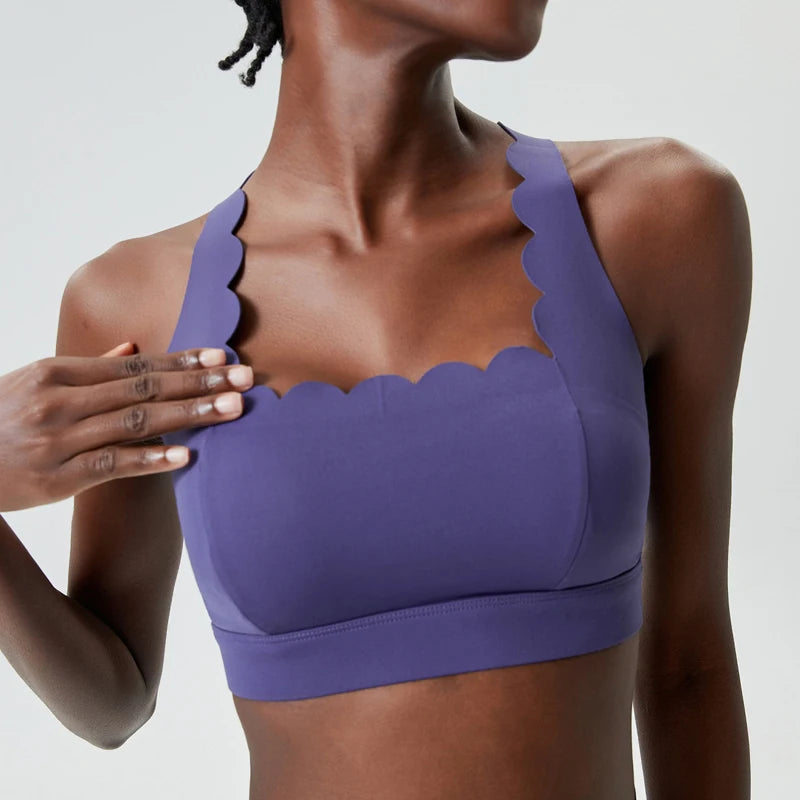 Top Esportivo Feminino Fit Diamond – Buttery Soft Decote Quadrado Sexy Back