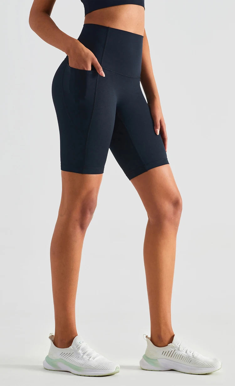 Short Fit Diamond High Waist Soft Stretch - Conforto, Sustentação e Elegância Esportiva.