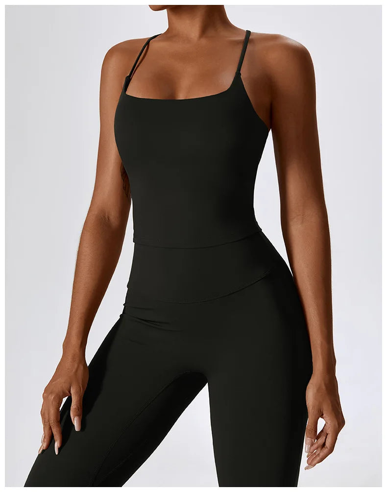 Top Esportivo Feminino Fit Diamond | Beauty Back, Push Up e Respirável