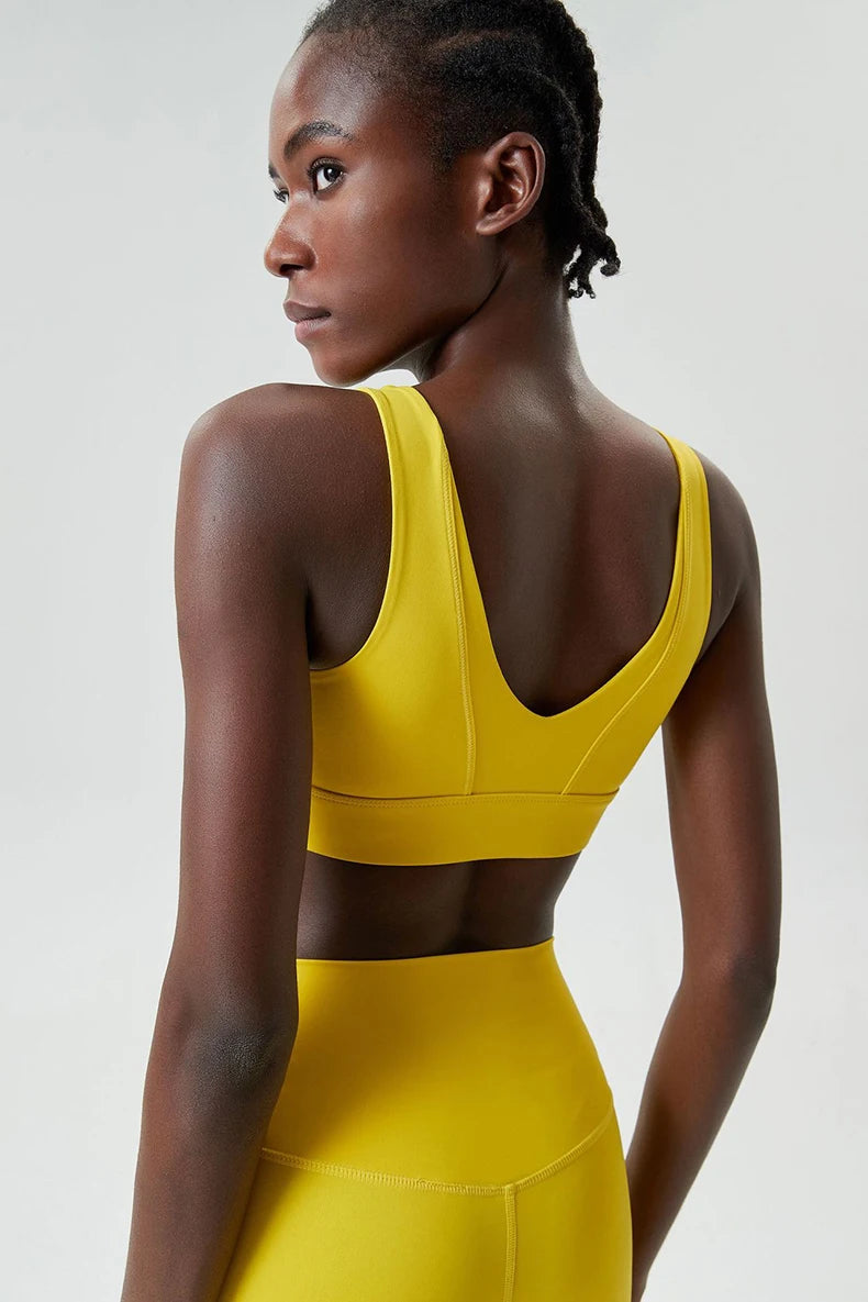 Top Fit Diamond High Impact Zipper Bra