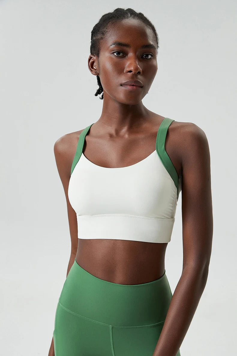 Top Esportivo Feminino Alta Sustentação  Fit Diamond – Buttery Soft Sexy Back