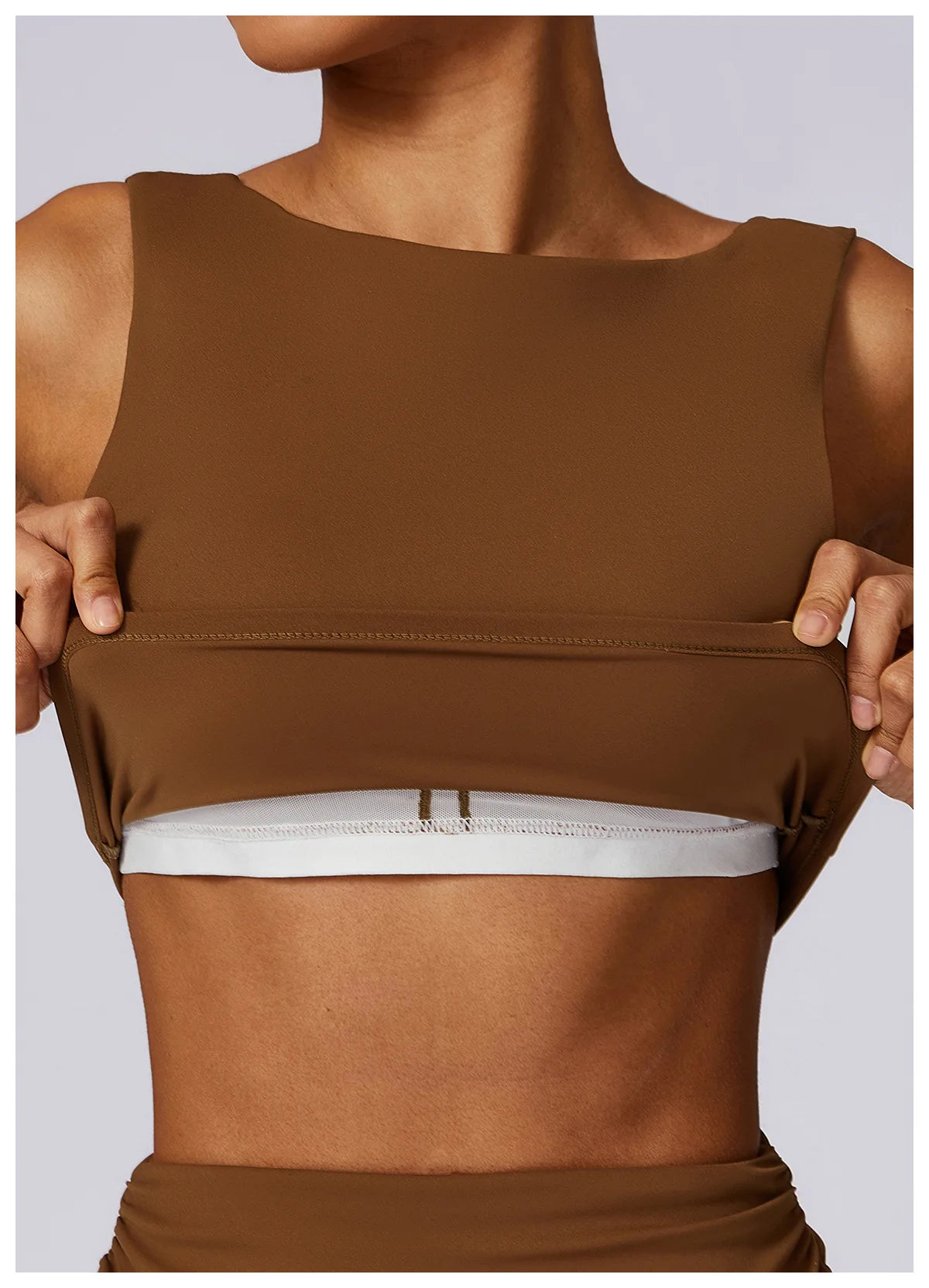 Top Esportivo Modelo Crop Top | Yoga & Academia