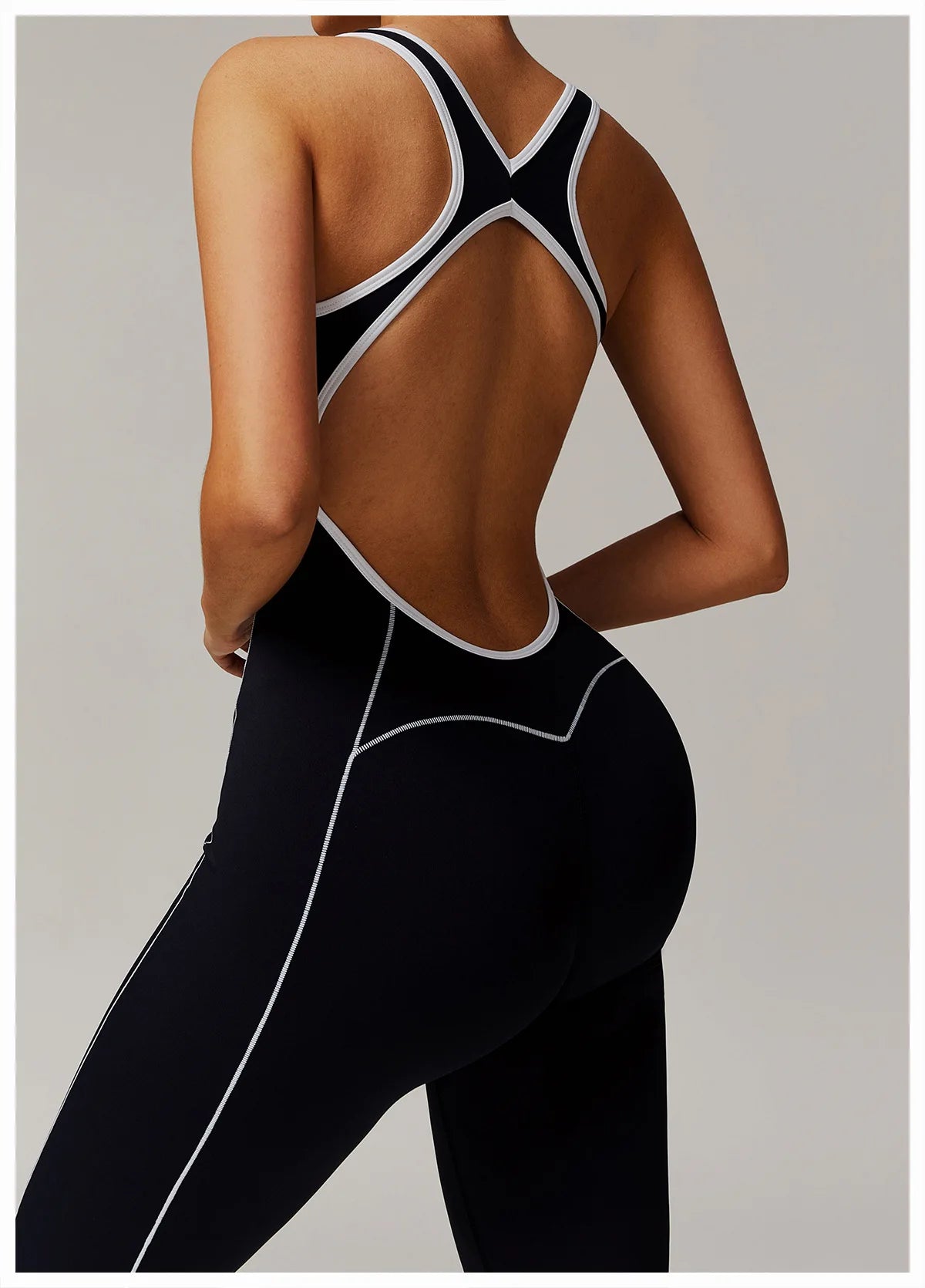 Macacão Fitness Feminino Sem Manga – Push Up One Piece | Fit Diamond