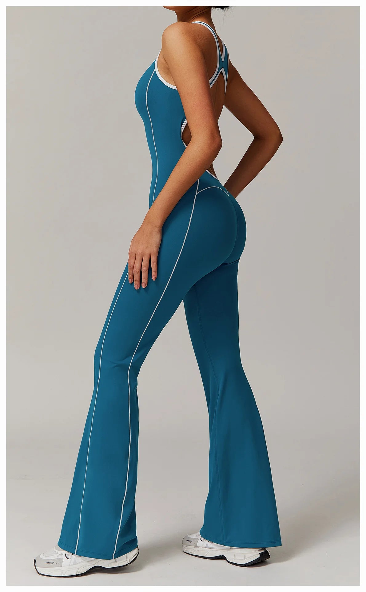 Macacão Fitness Feminino Sem Manga – Push Up One Piece | Fit Diamond