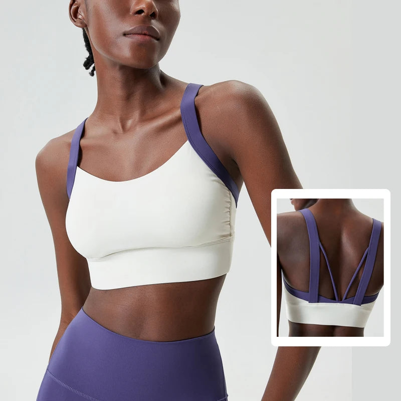 Top Esportivo Feminino Alta Sustentação  Fit Diamond – Buttery Soft Sexy Back