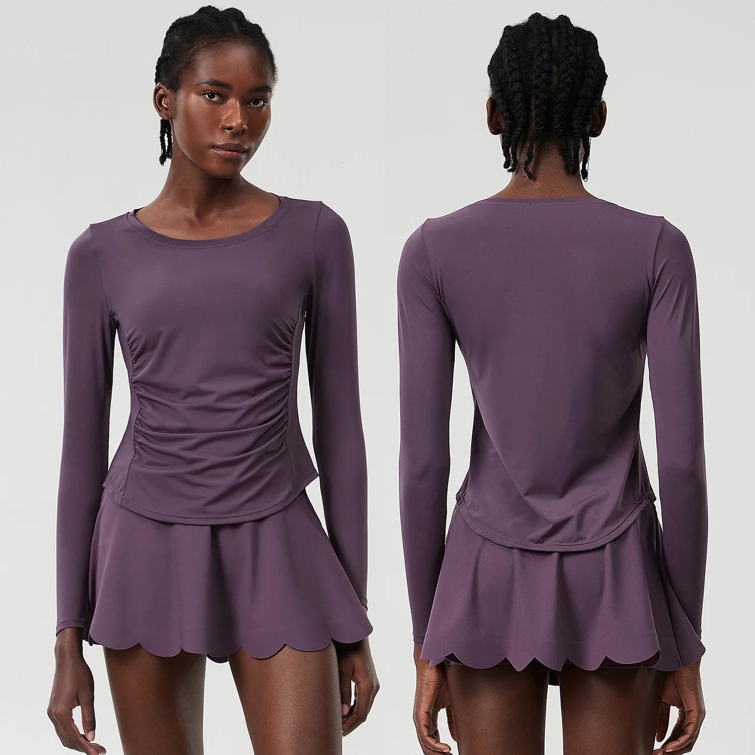 Conjunto Fitness Feminino 2 Peças Fit Diamond – Summer Tennis Skirt + Top