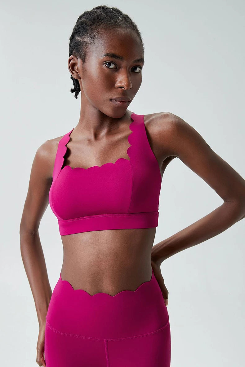 Top Esportivo Feminino Fit Diamond – Buttery Soft Decote Quadrado Sexy Back