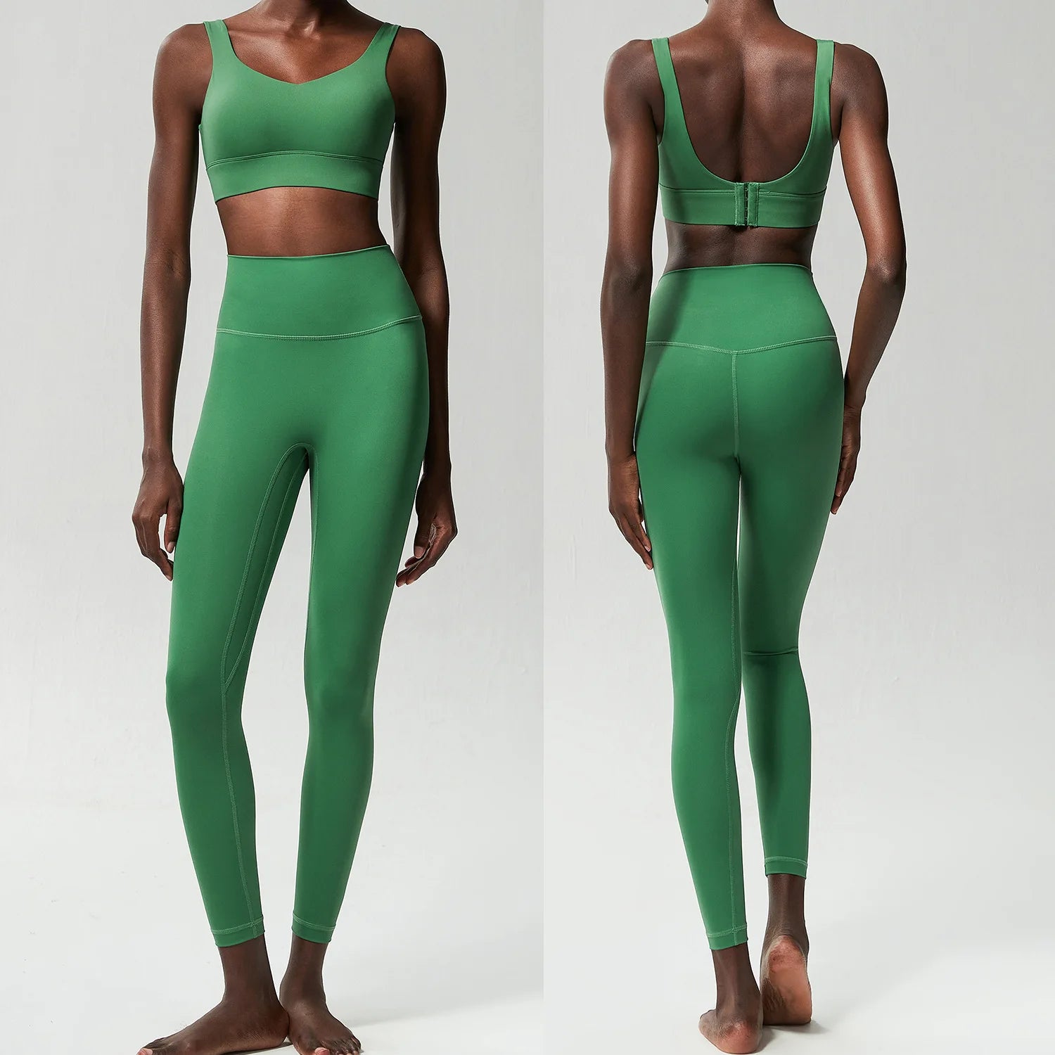 Conjunto Fitness Feminino 2 Peças Fit Diamond – Buttery Soft Slim Fit Respirável