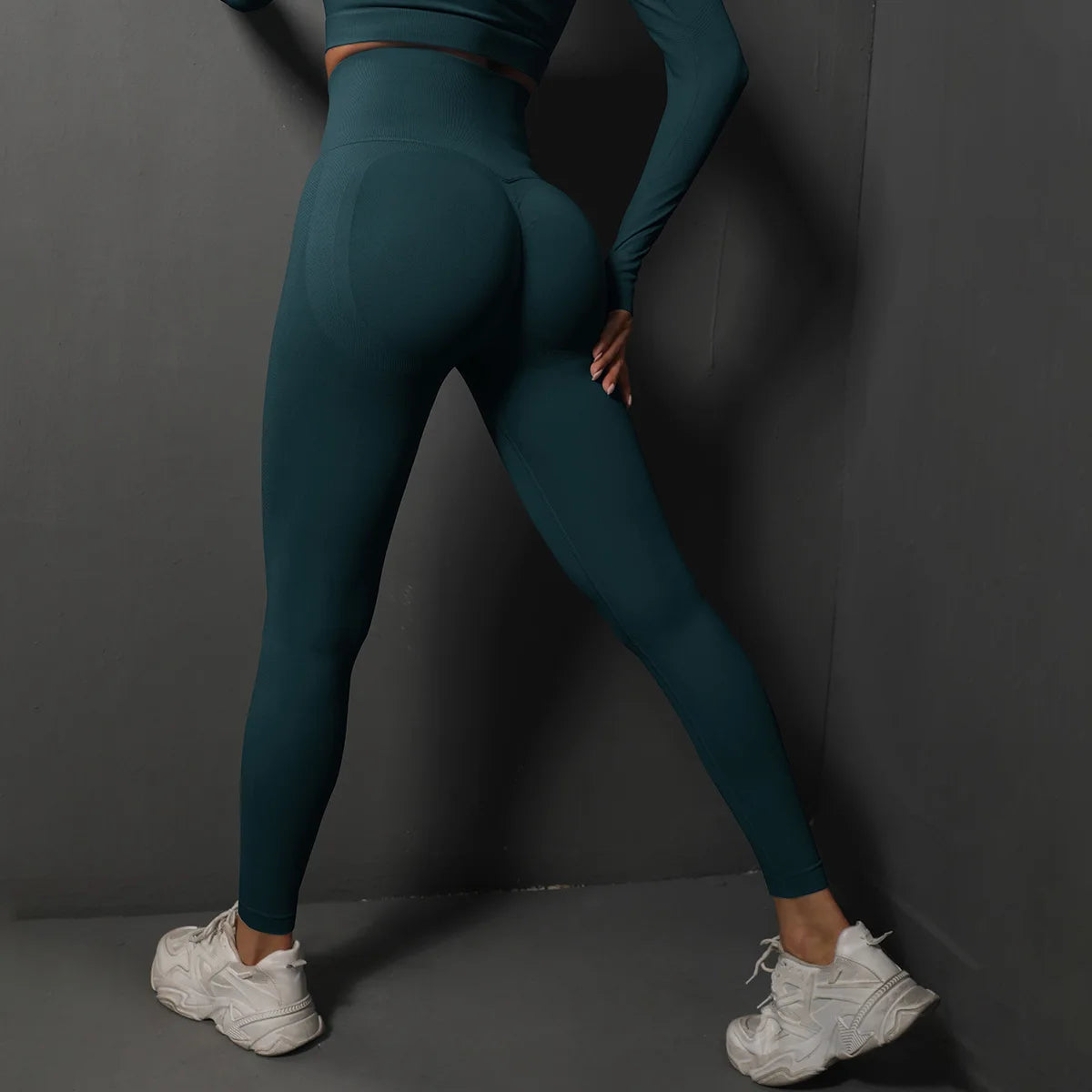 Legging Feminina Sem Costura – Cintura Alta, Efeito Levanta Bumbum, Compressão e Conforto