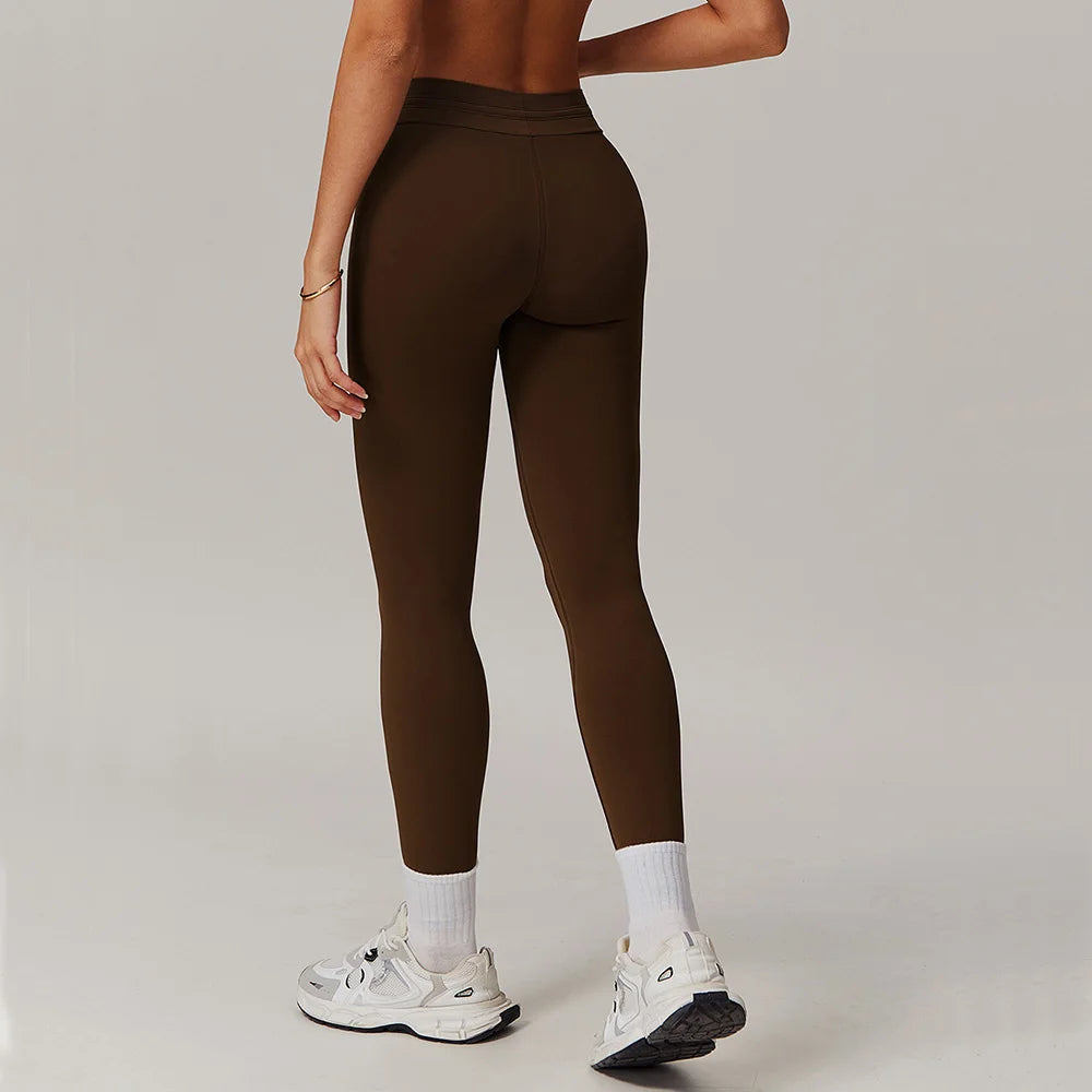 Legging Cintura Alta com Tiras – Fit Diamond
