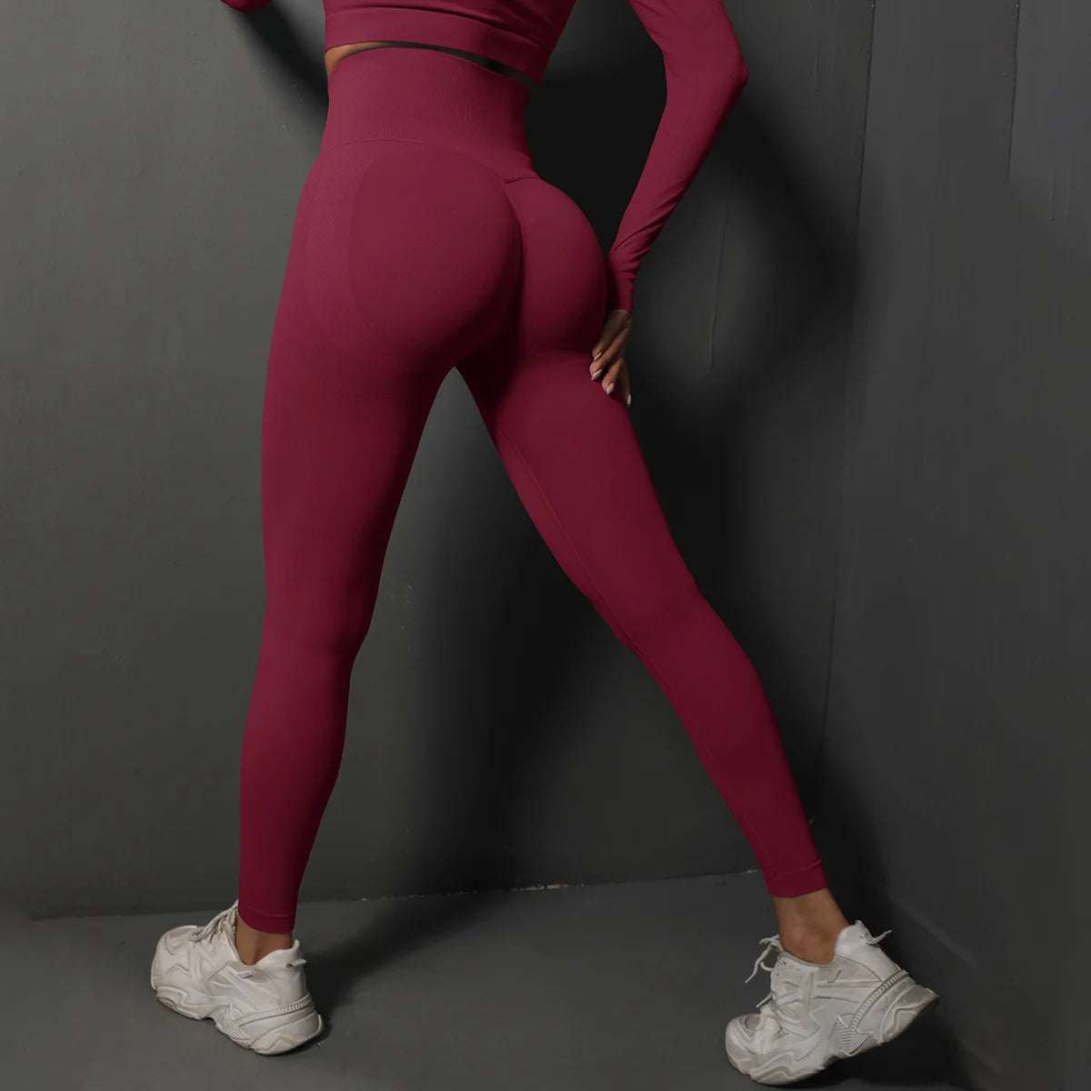 Legging Feminina Sem Costura – Cintura Alta, Efeito Levanta Bumbum, Compressão e Conforto