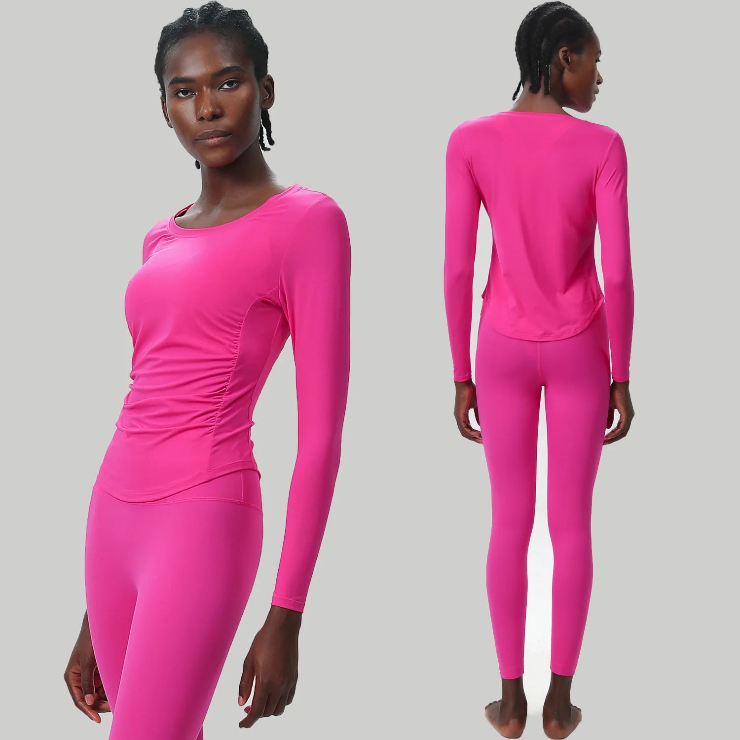 Conjunto Fitness Feminino 2 Peças Fit Diamond – Buttery Soft Slim Fit
