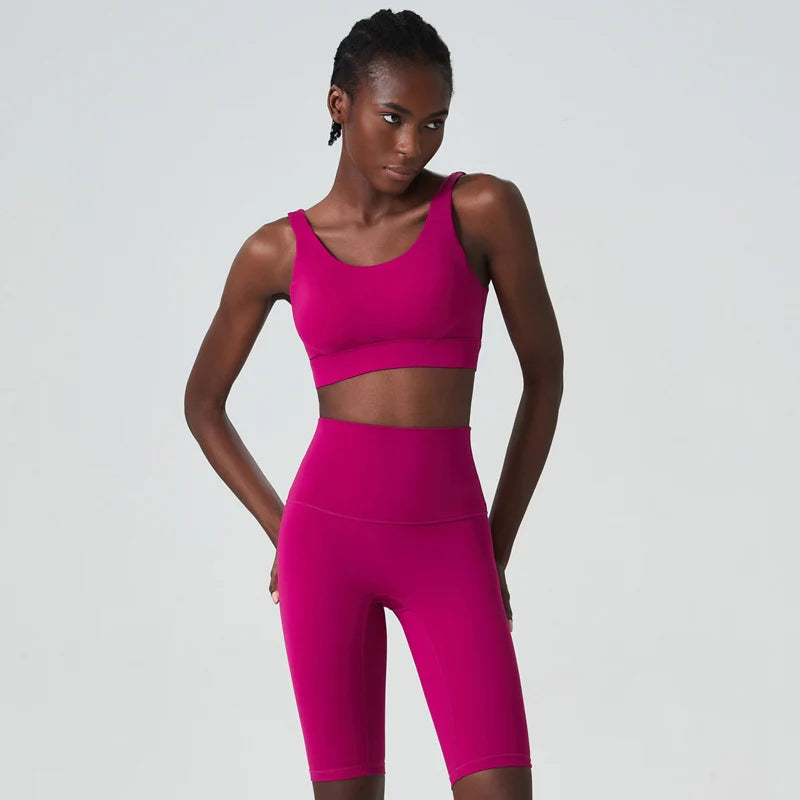 Conjunto Fitness Feminino 2 Peças Fit Diamond – Summer Shorts + Top Super Stretch