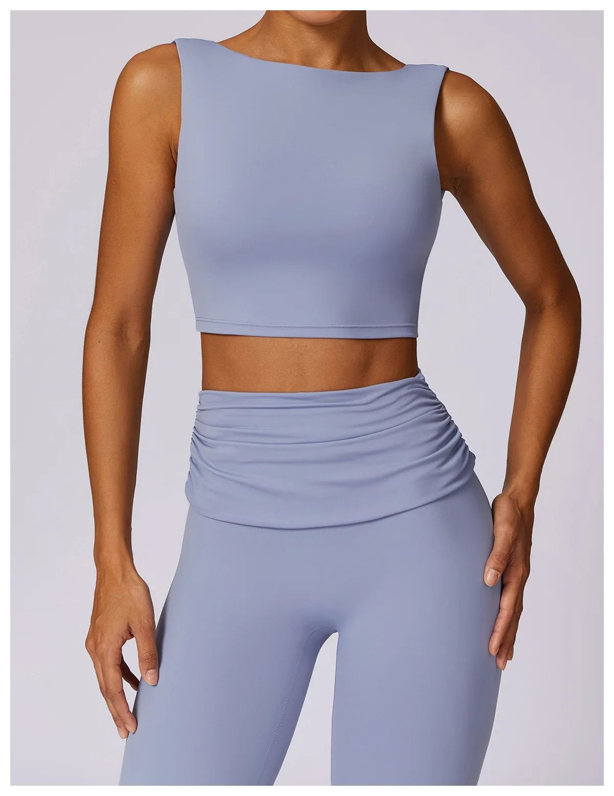 Top Esportivo Modelo Crop Top | Yoga & Academia