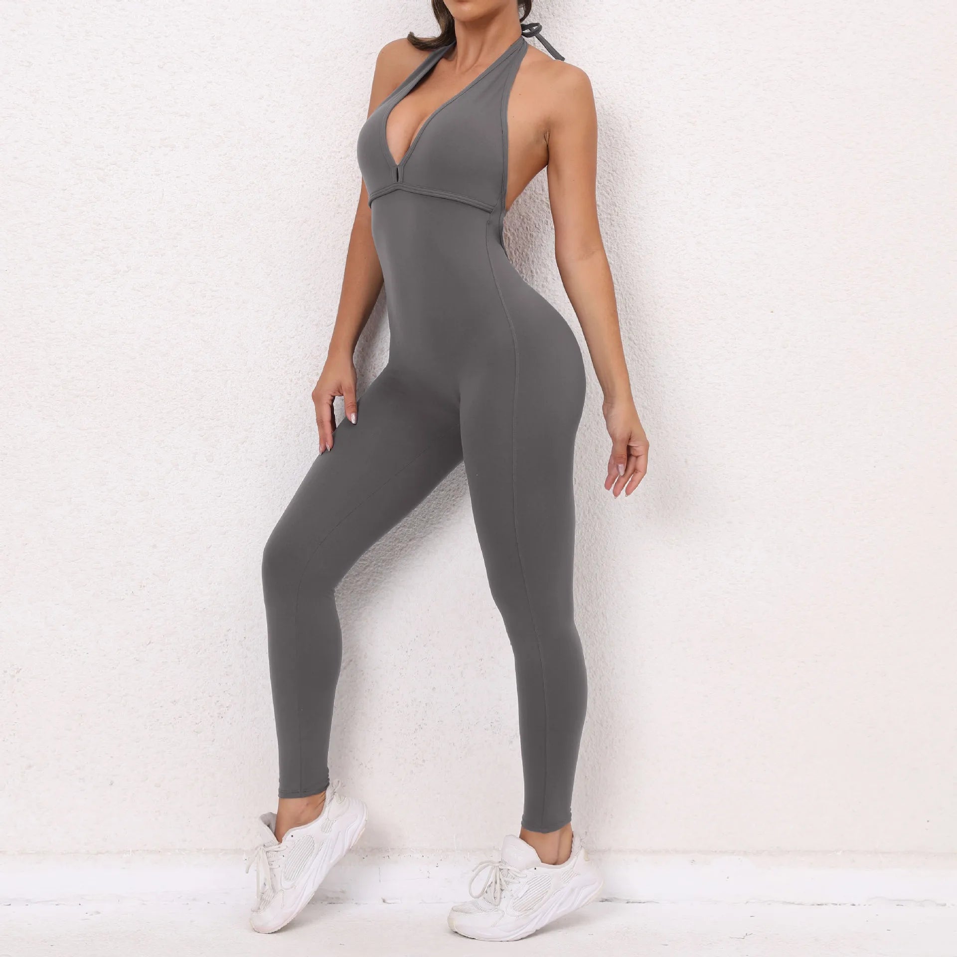 Macacão Fitness Feminino Sem Manga – Push Up One Piece | Fit Diamond