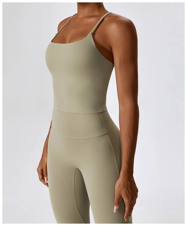 Top Esportivo Feminino Fit Diamond | Beauty Back, Push Up e Respirável