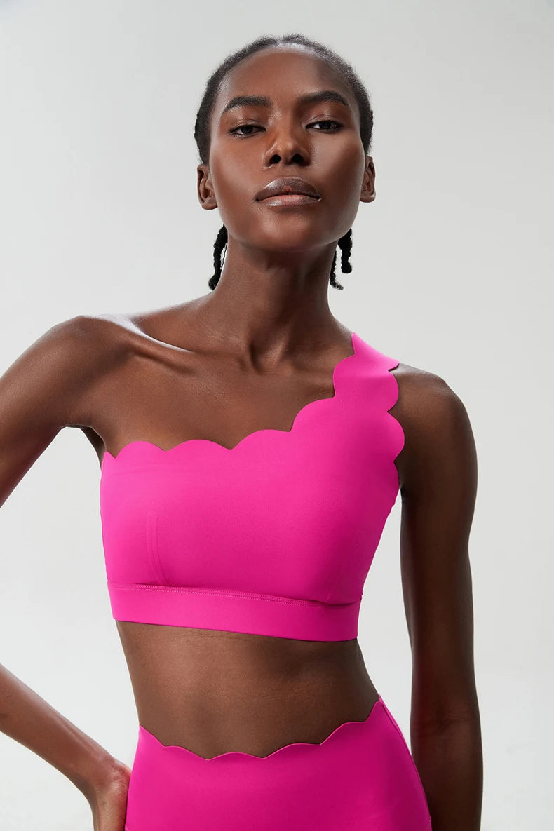 Top Esportivo Feminino Fit Diamond – Single Strap Slim Fit