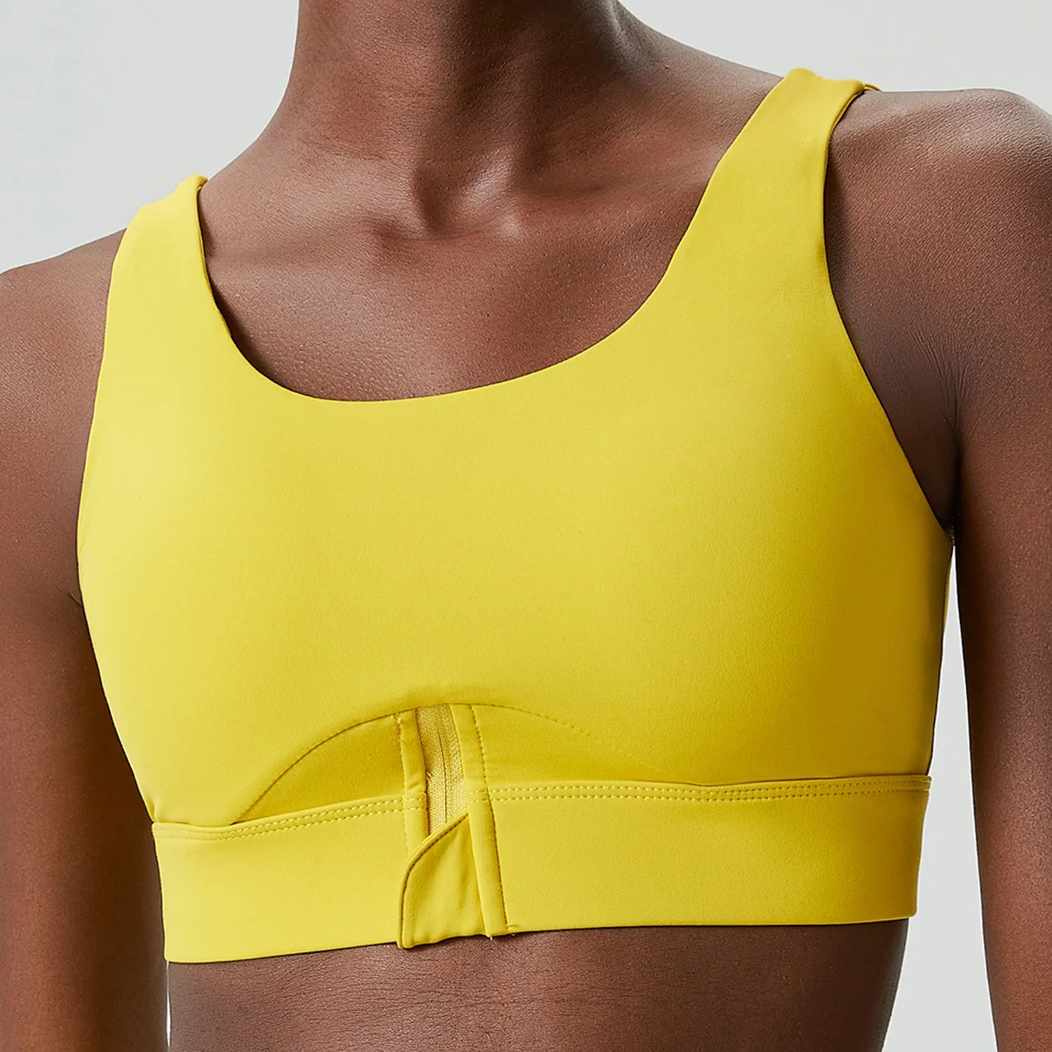 Top Fit Diamond High Impact Zipper Bra