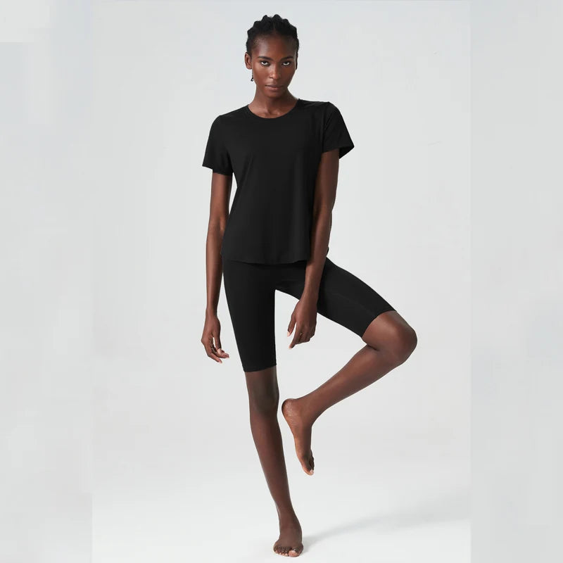 Conjunto Fitness Feminino Fit Diamonds Summer — Top + Short de Secagem Rápida e Toque Suave