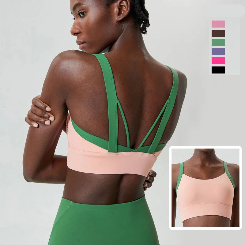 Top Esportivo Feminino Alta Sustentação  Fit Diamond – Buttery Soft Sexy Back